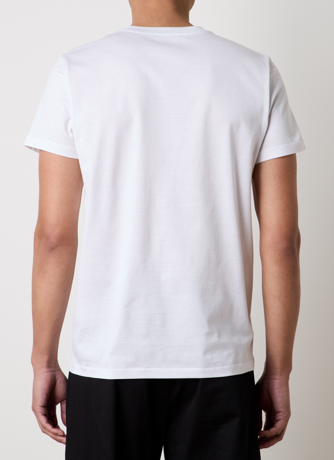 Moncler T-shirt met logo - achterkant 3 wit