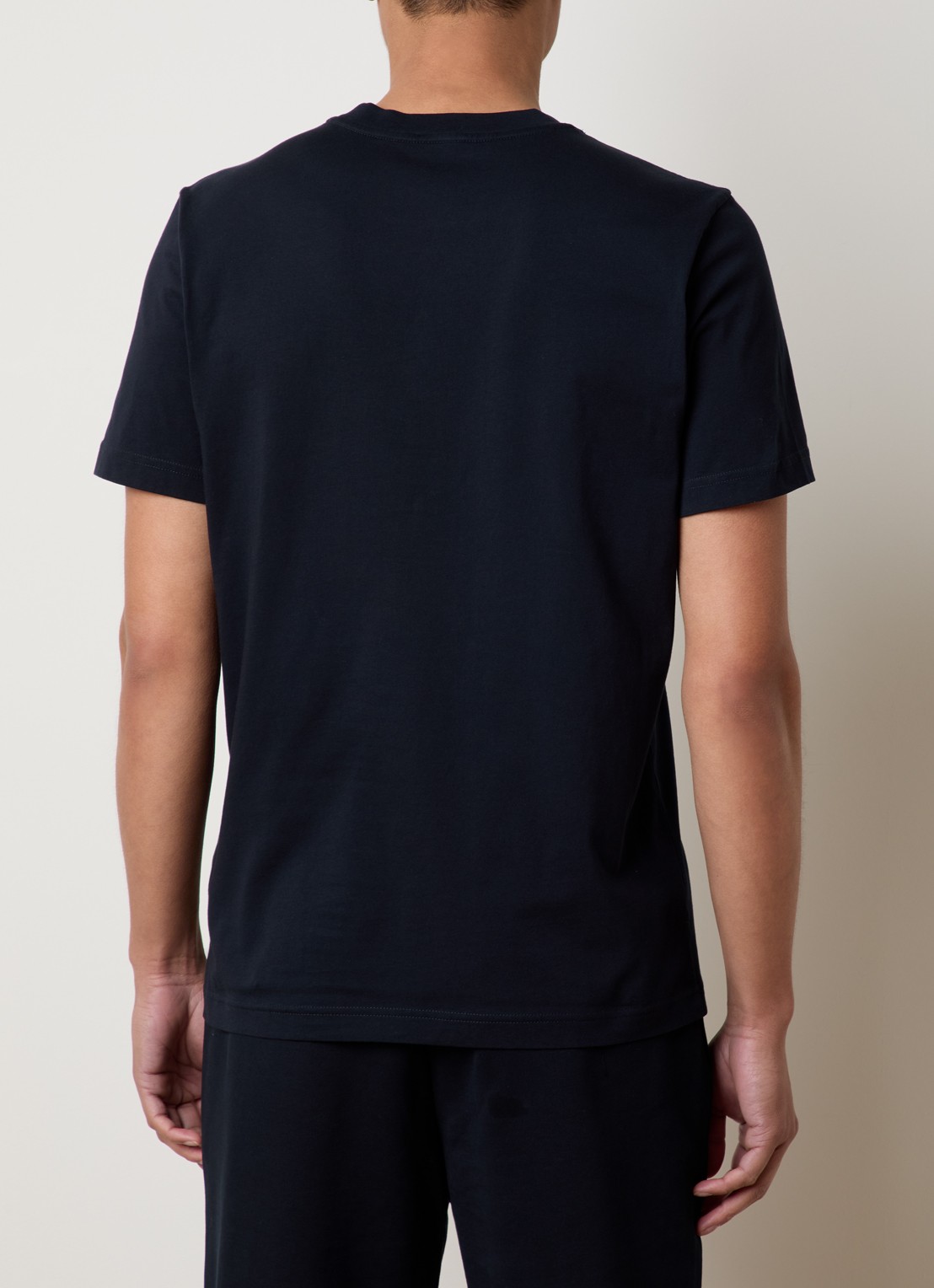 Moncler T-shirt met logo - achterkant 5 donkerblauw