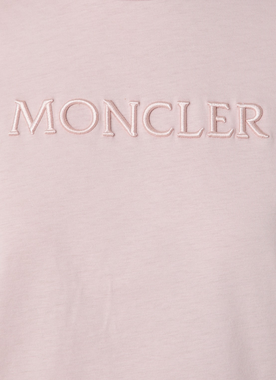 Moncler T-shirt met logo - detail 2 oudroze