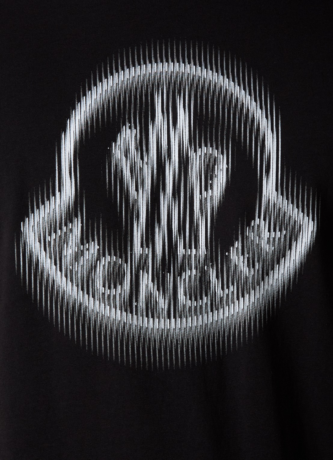 Moncler T-shirt met logoprint - detail 2 zwart