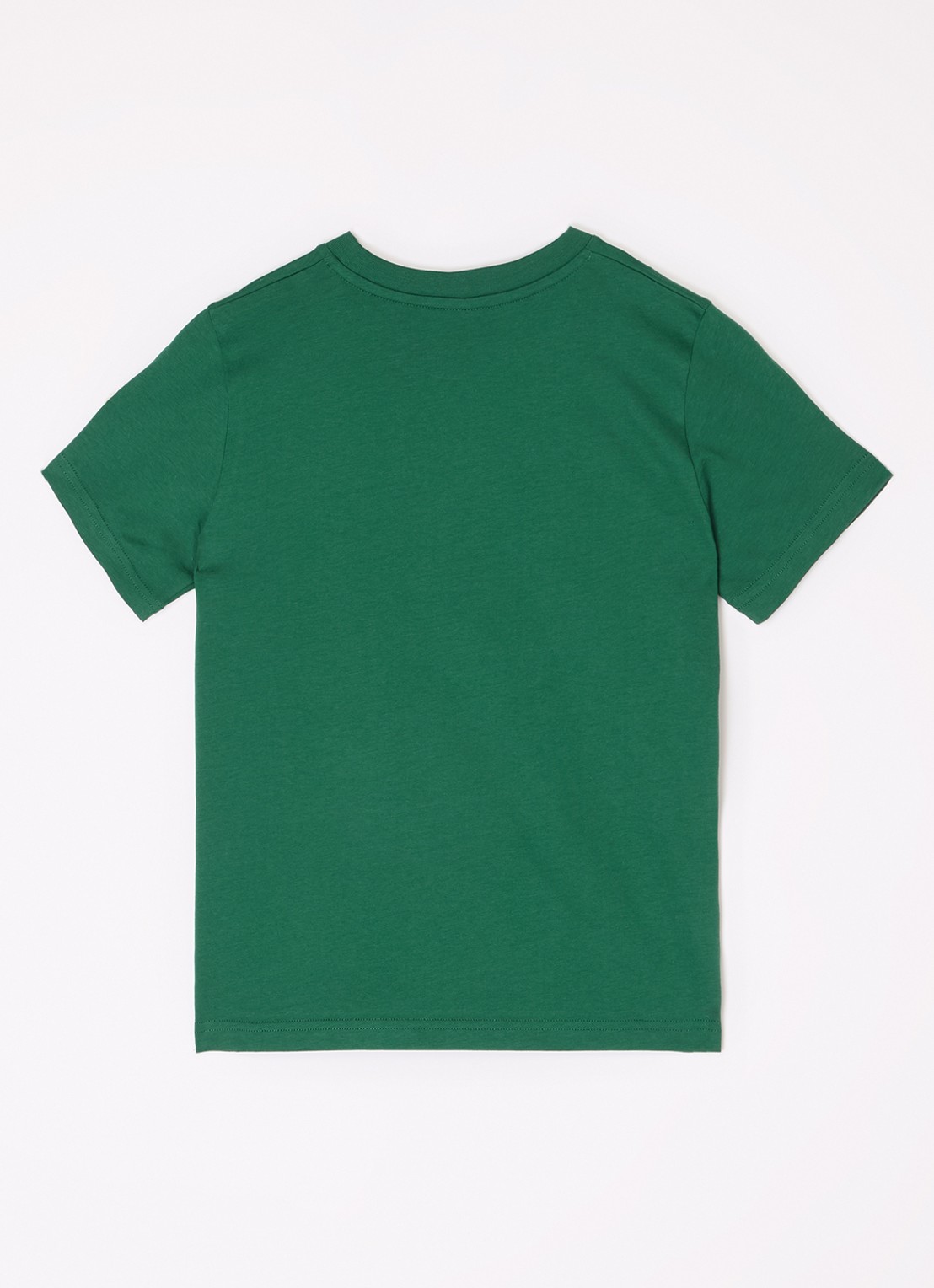 Moncler T-shirt met logoprint - voorkant 2 donkergroen