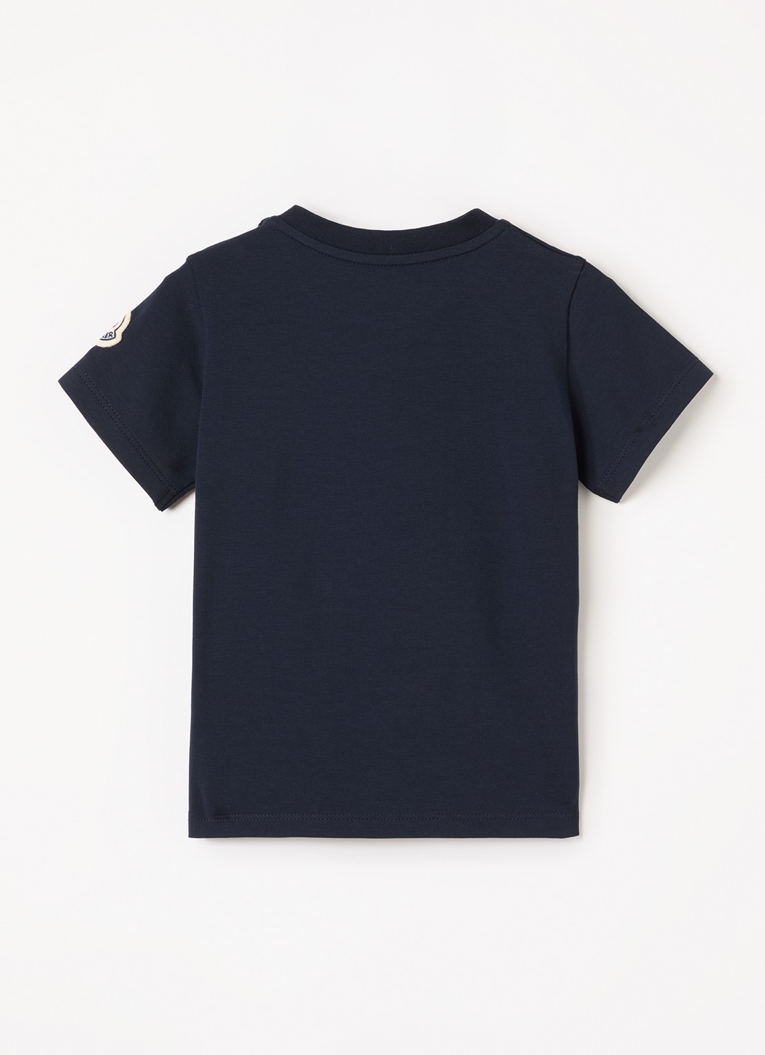 Moncler T-shirt met print - voorkant 2 donkerblauw