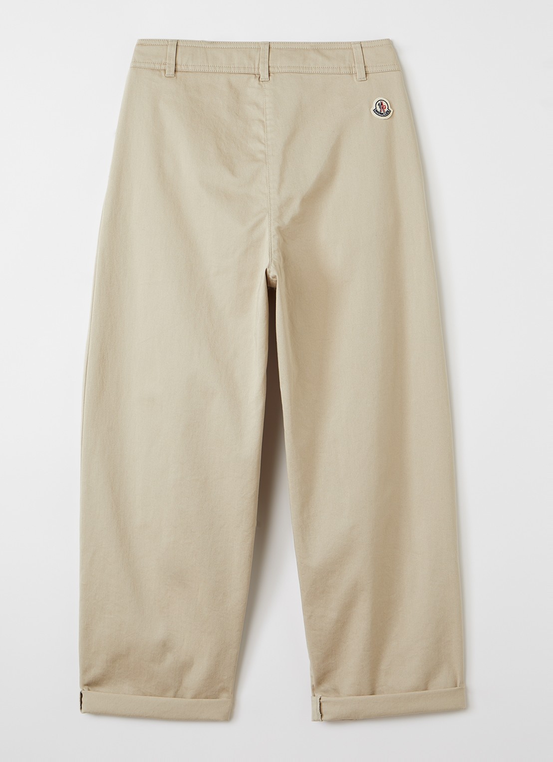 Moncler Tapered fit chino met steekzakken - voorkant 2 beige