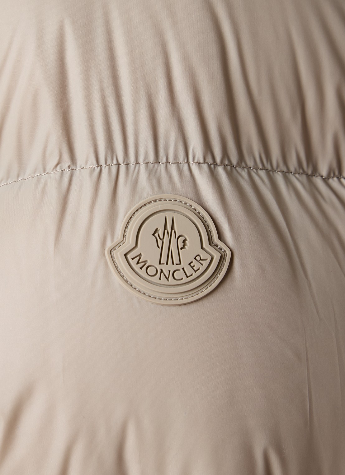 Moncler Tarn puffer jack met donsvulling en ritszakken - detail 3 beige