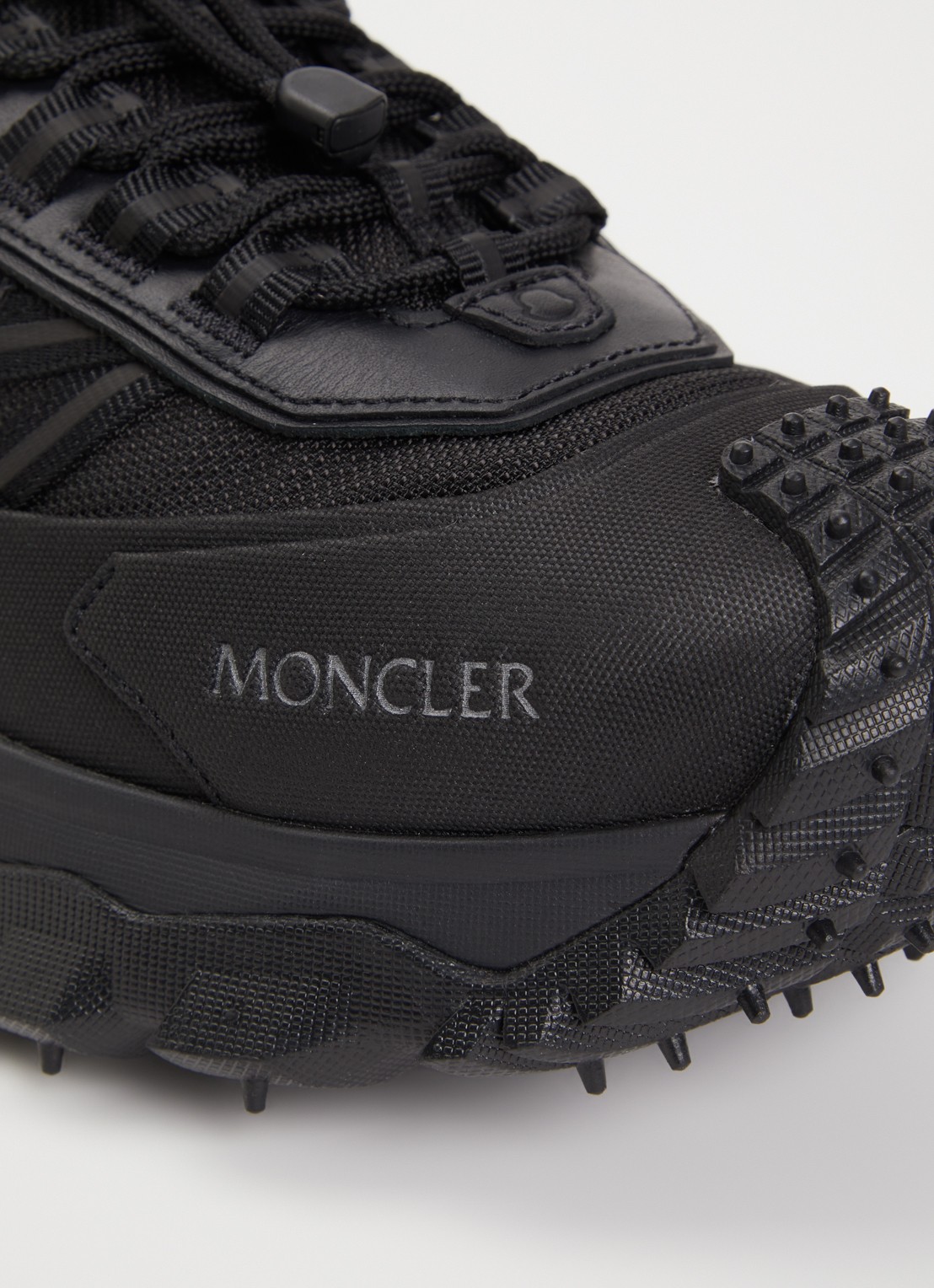 Moncler Trailgrip Gore-Tex sneaker met leren details - detail 4 zwart