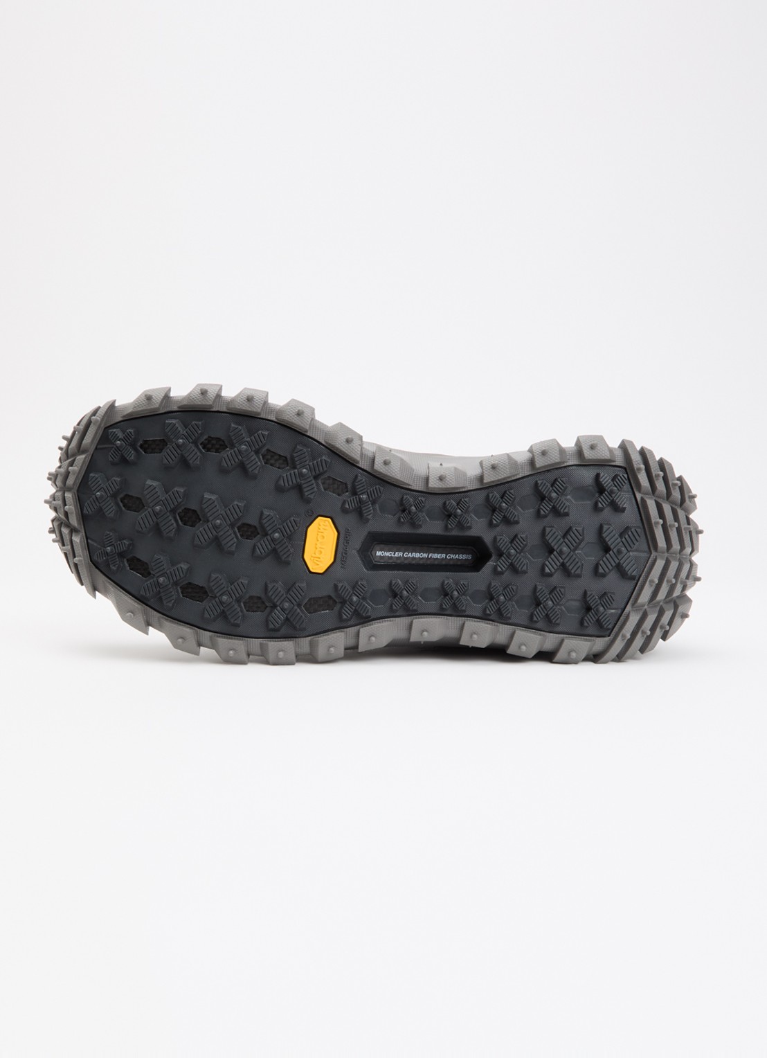 Moncler Trailgrip Gore-Tex sneaker met leren details - detail 4 donkergrijs