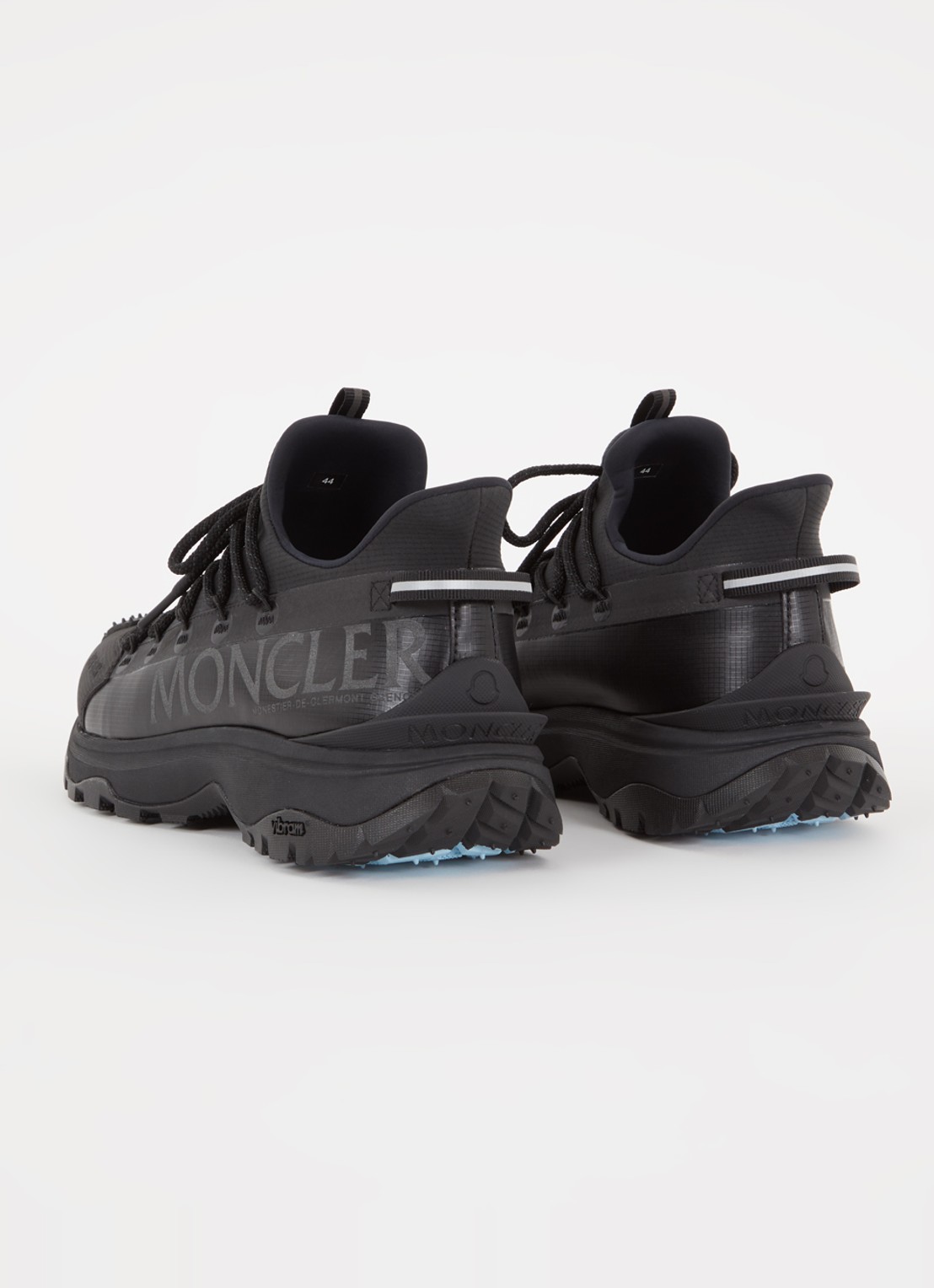 Moncler Trailgrip Lite 2 sneaker met logo - achterkant 3 zwart
