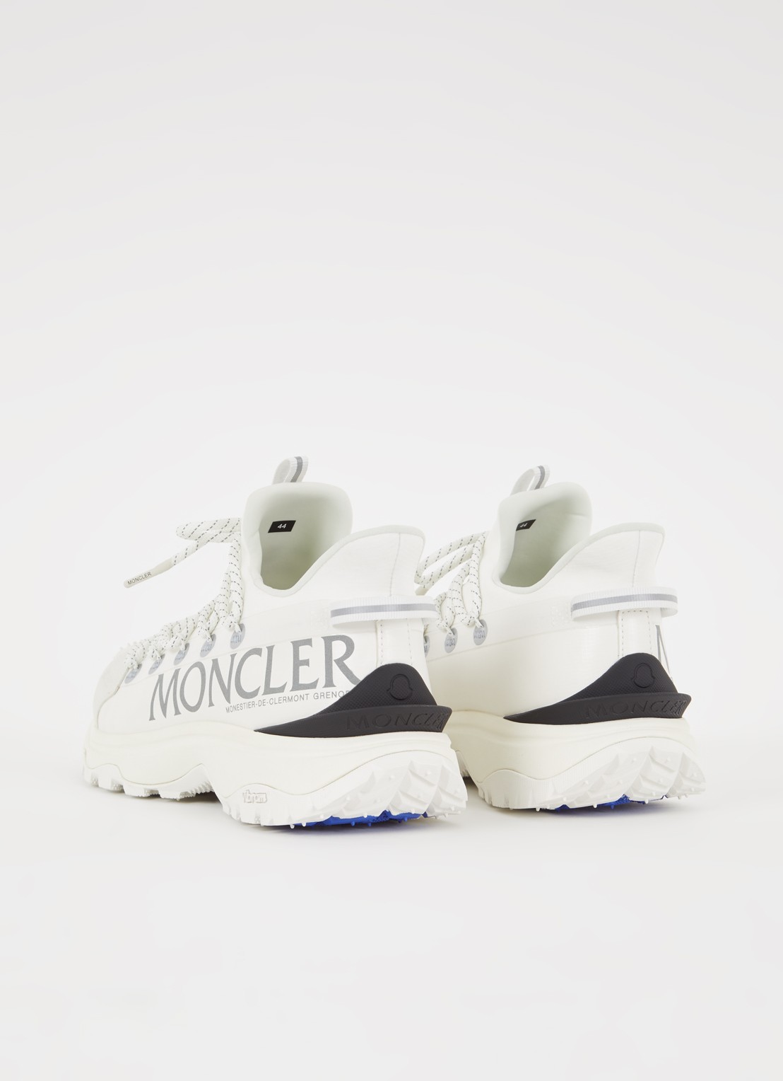 Moncler Trailgrip Lite 2 sneaker met logo - achterkant 7 gebroken wit