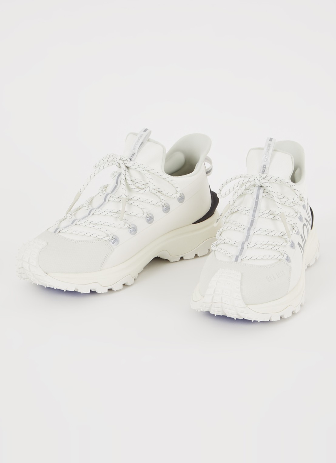 Moncler Trailgrip Lite 2 sneaker met logo - detail 3 gebroken wit