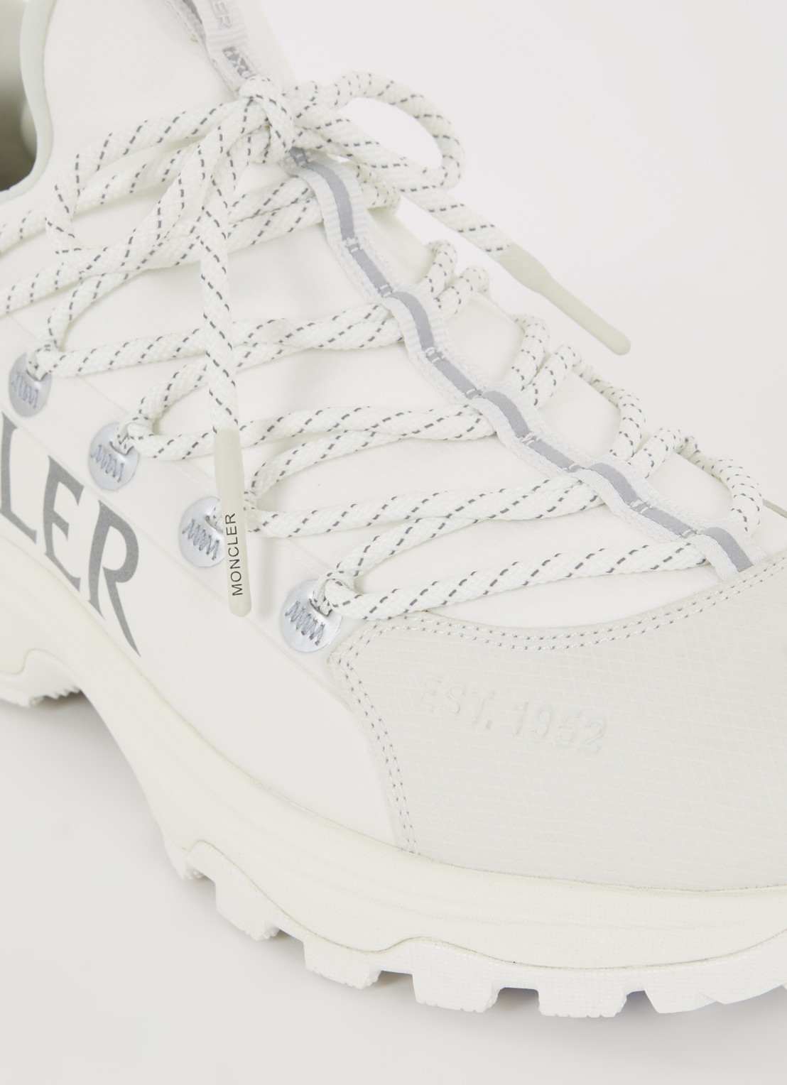 Moncler Trailgrip Lite 2 sneaker met logo - detail 6 gebroken wit