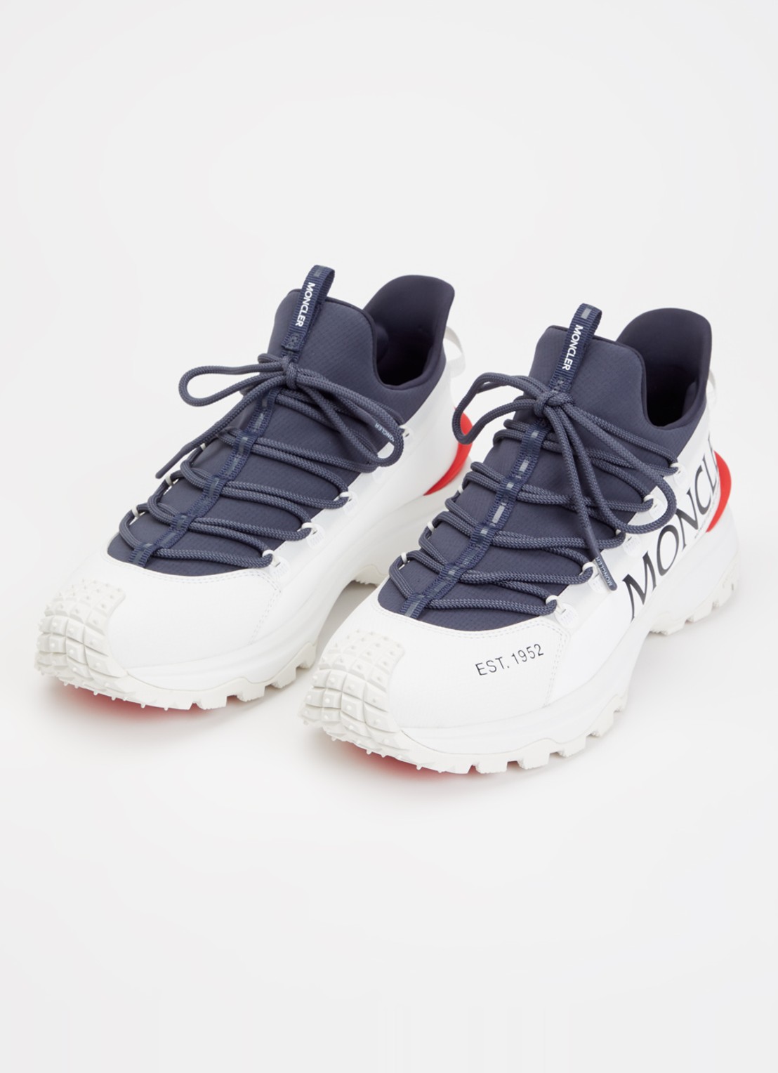 Moncler Trailgrip Lite2 sneaker met logo - detail wit