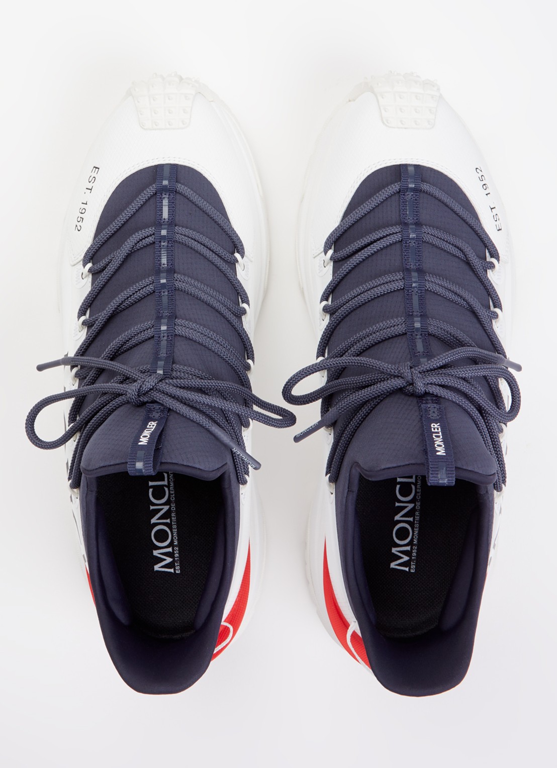 Moncler Trailgrip Lite2 sneaker met logo - detail 2 wit