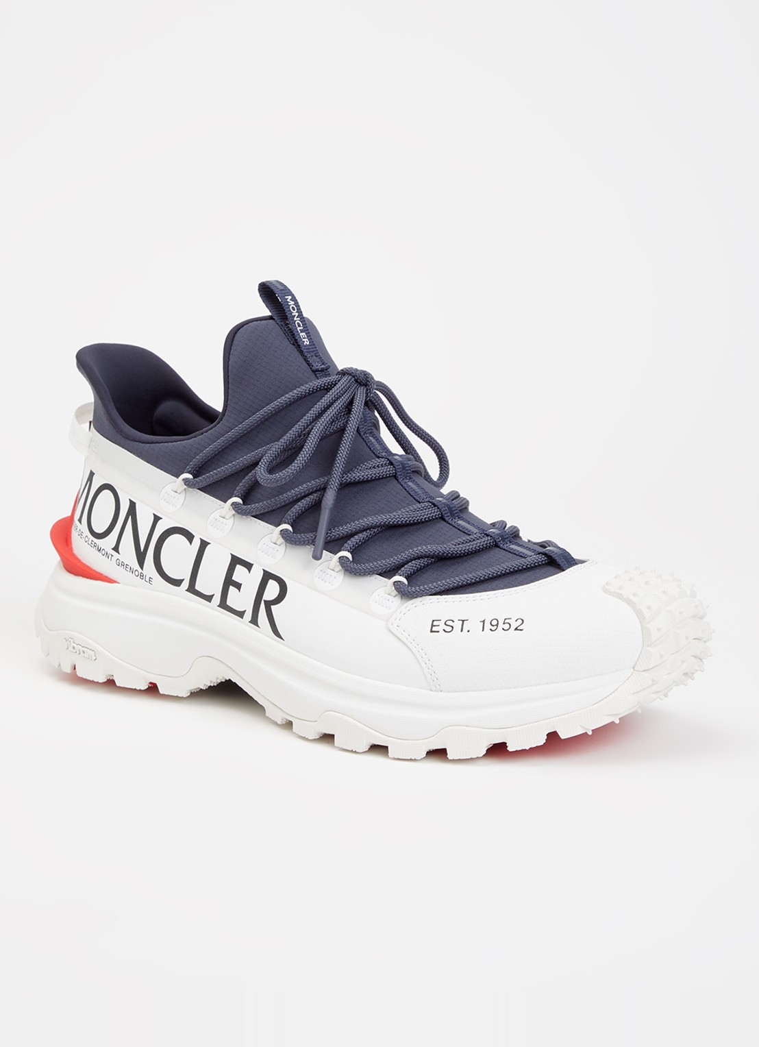 Moncler Trailgrip Lite2 sneaker met logo - voorkant 6 wit