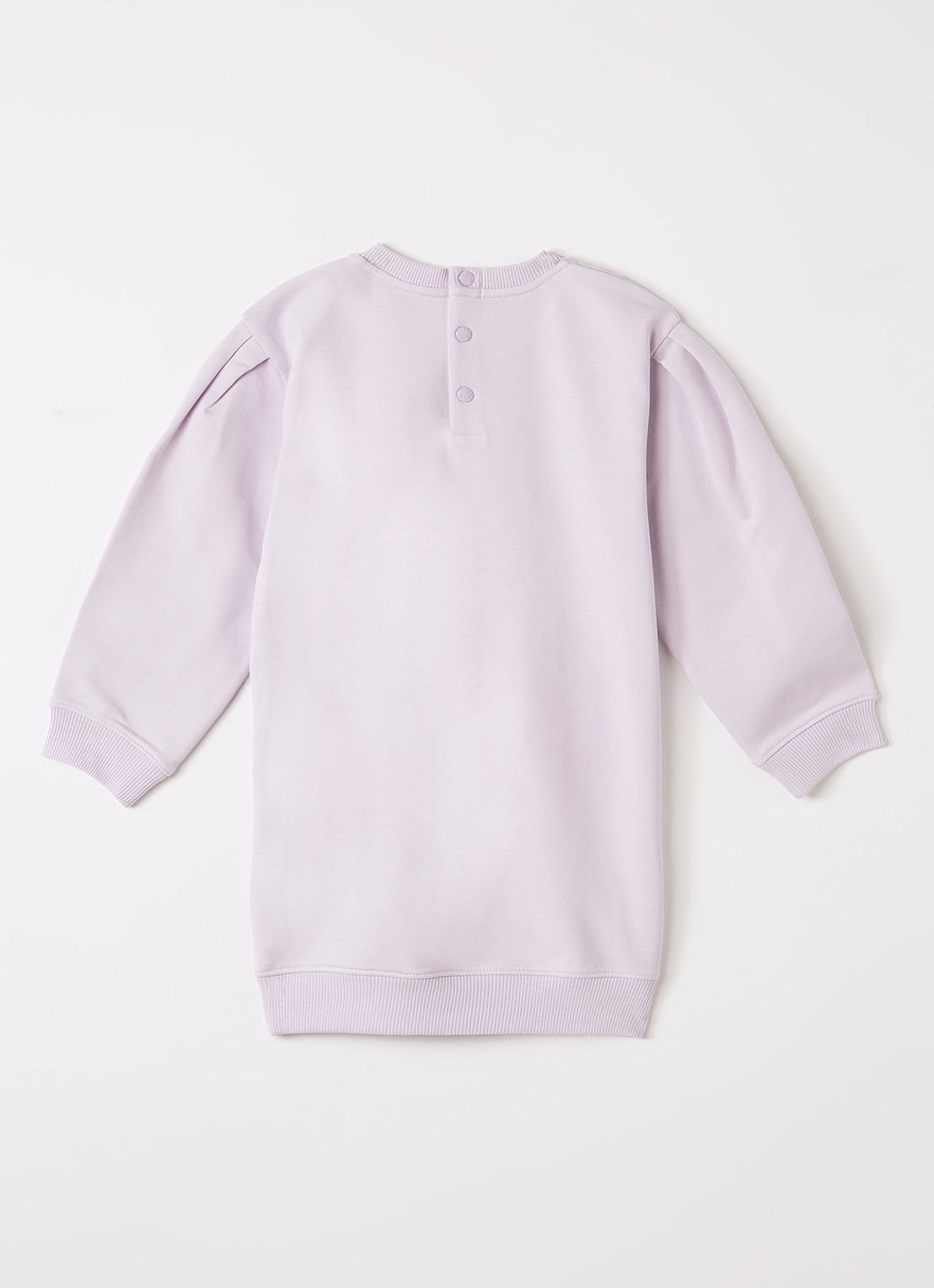 Moncler Trui-jurk met logo - voorkant 2 lila