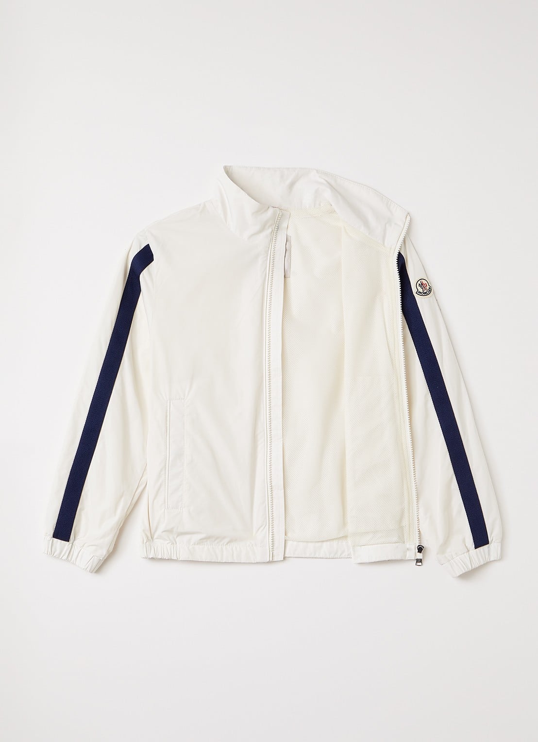 Moncler Venoste jack met steekzakken - voorkant 2 gebroken wit