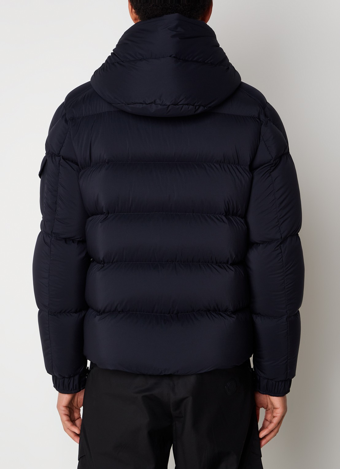 Moncler Vezere puffer jack met donsvulling en afneembare capuchon - achterkant 3 blauw