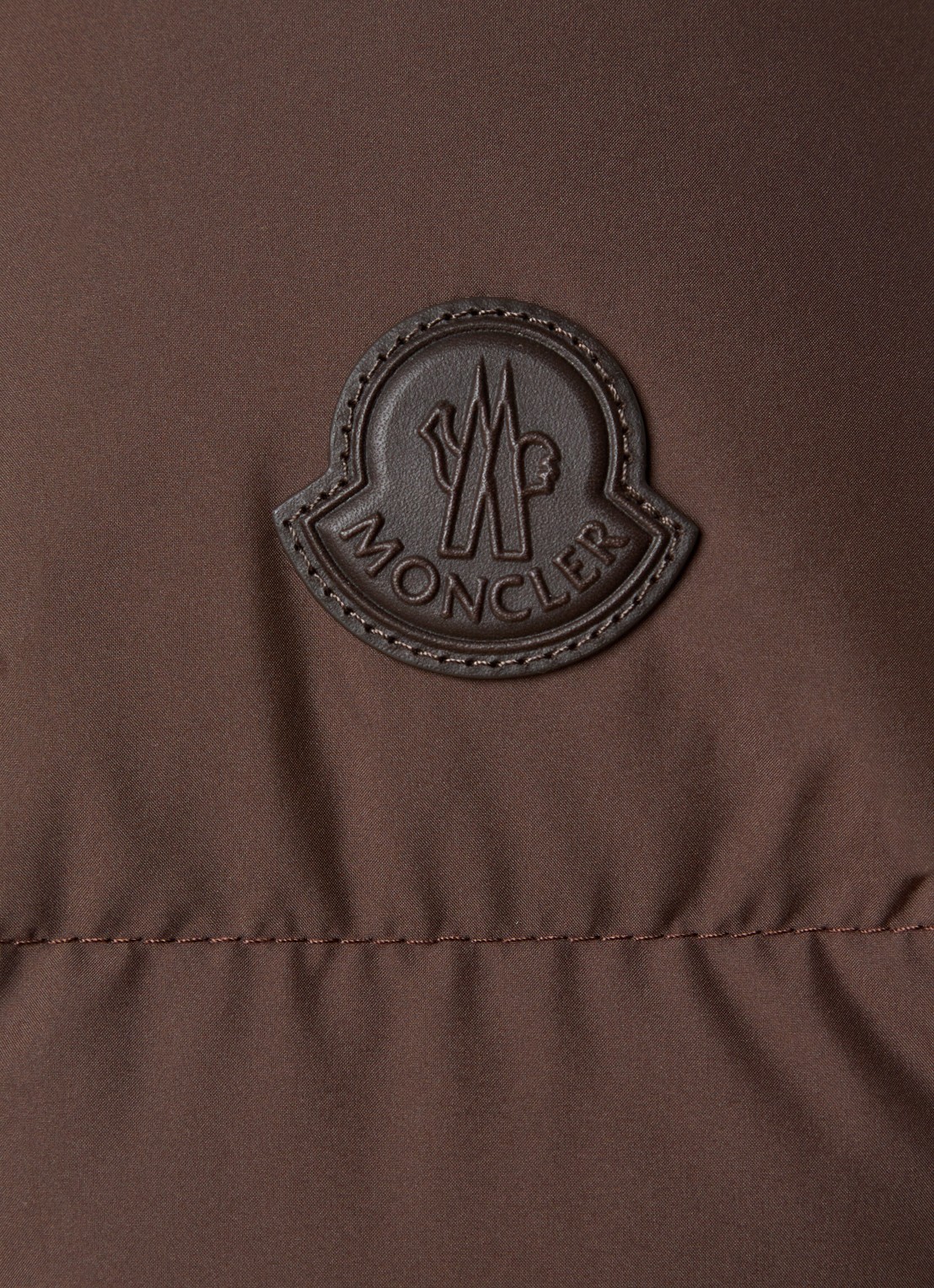 Moncler Vivantesse puffer jack met steekzakkken - detail 5 bruin