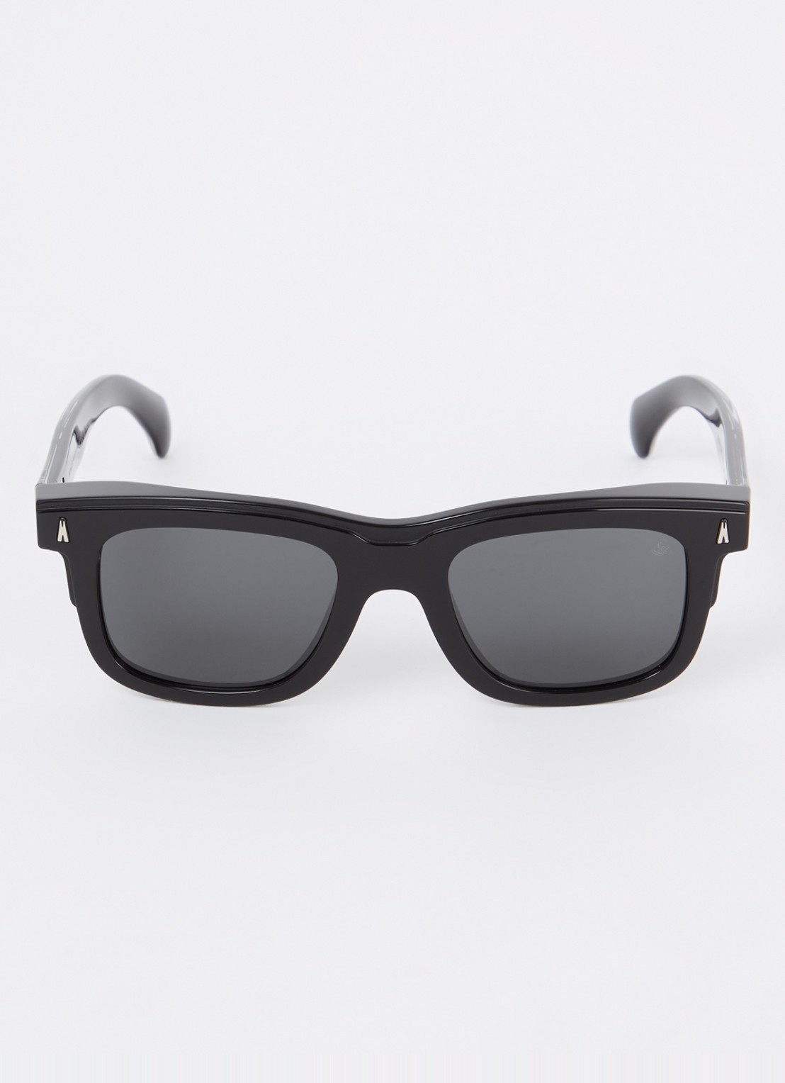 Moncler Wayfarer zonnebril ME6004 - detail 2 zwart