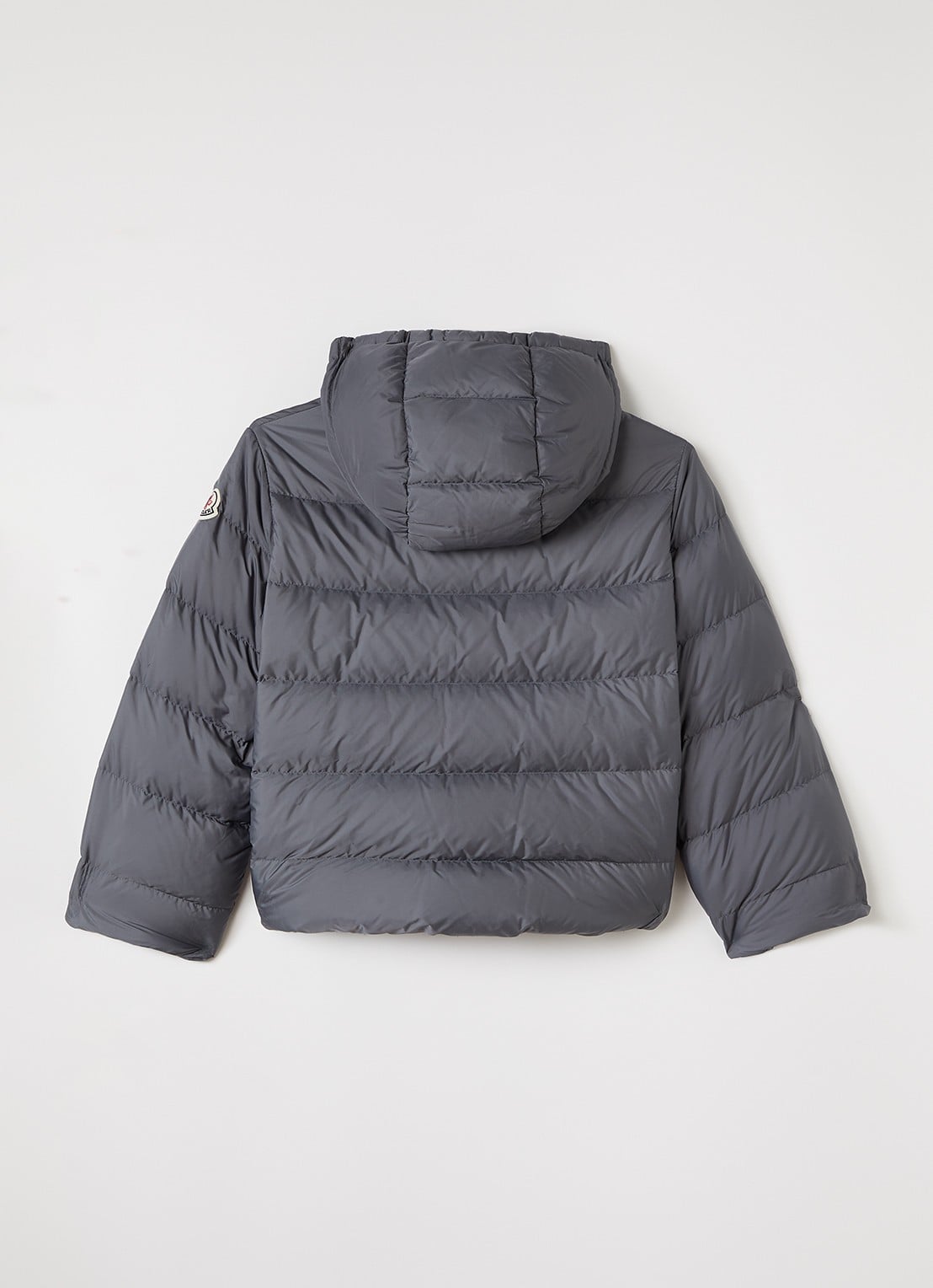 Moncler Xhante gewatteerd jack met donsvulling - achterkant 3 donkergrijs
