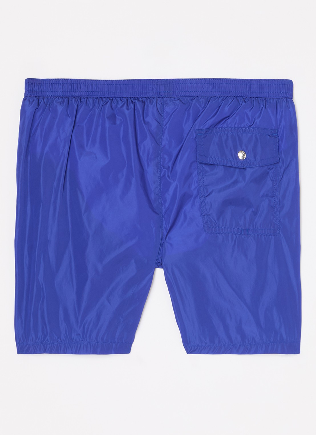 Moncler Zwemshorts met logo - voorkant 2 blauw