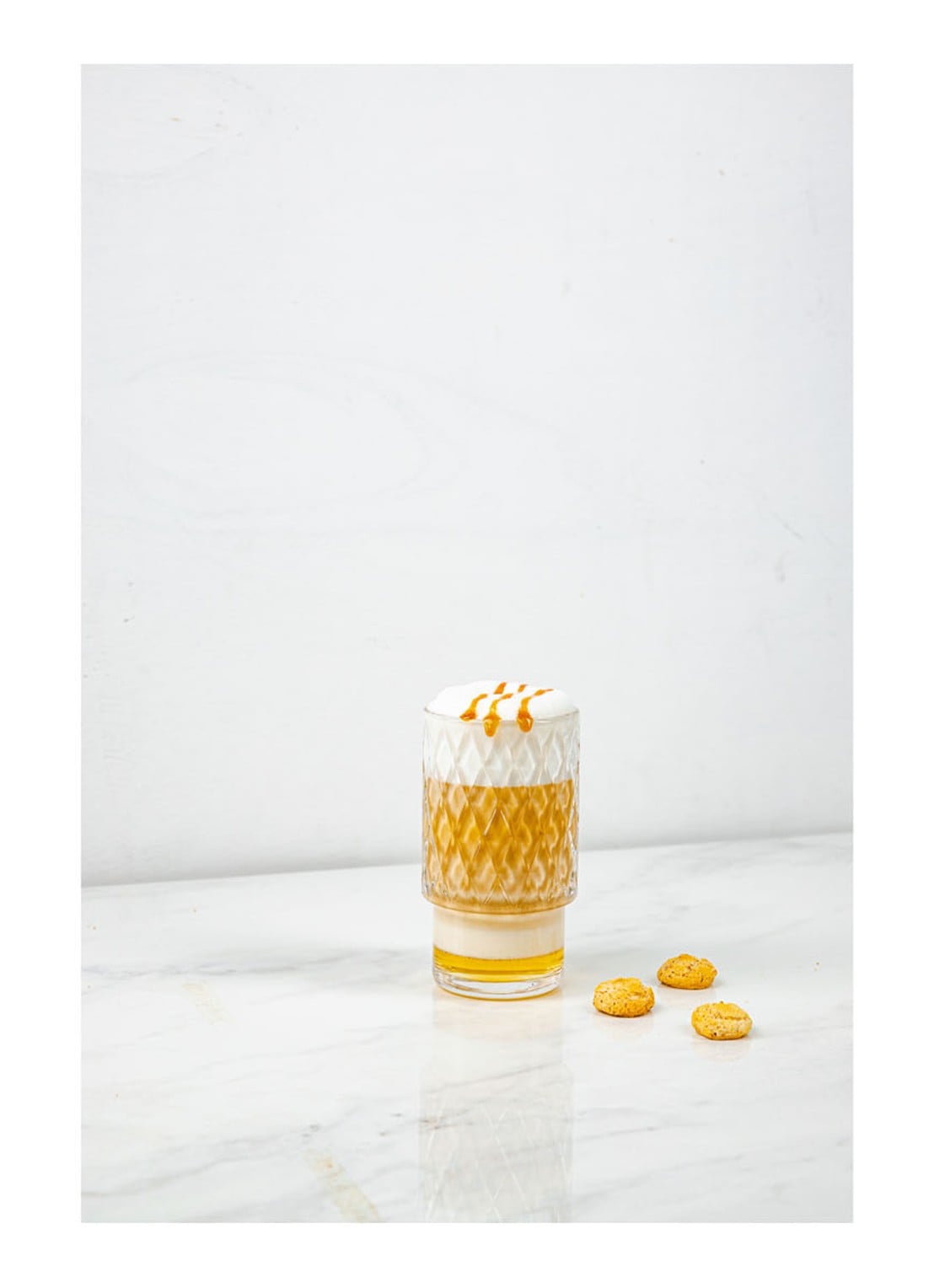 Monin Mini koffie siropen 5 cl set van 5  - voorkant 2 wit