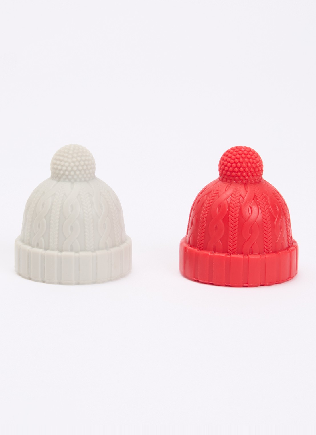 Monkey Business Beanie wijnstopper set van 2 - voorkant 5 rood