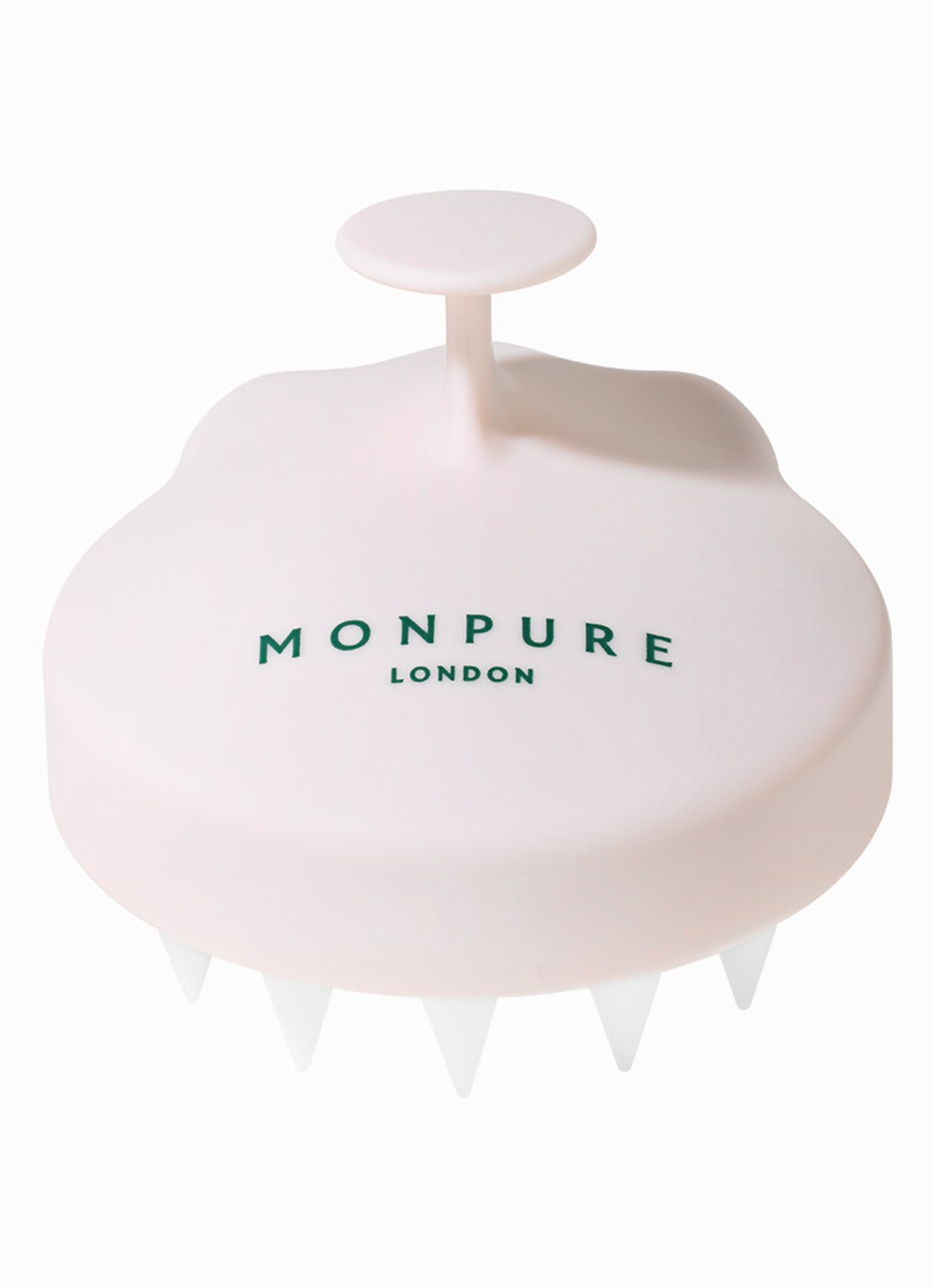 Monpure Scalp Massager - hoofdhuid massageborstel - voorkant roze