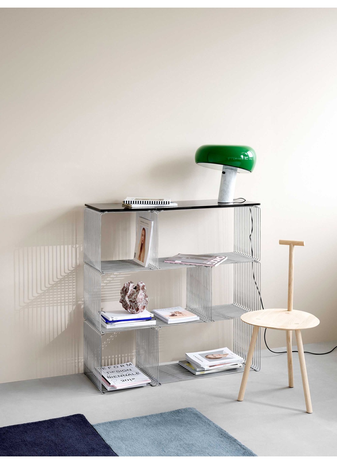 Montana Panton Wire wandkast 34,8 cm - detail 4 chroom