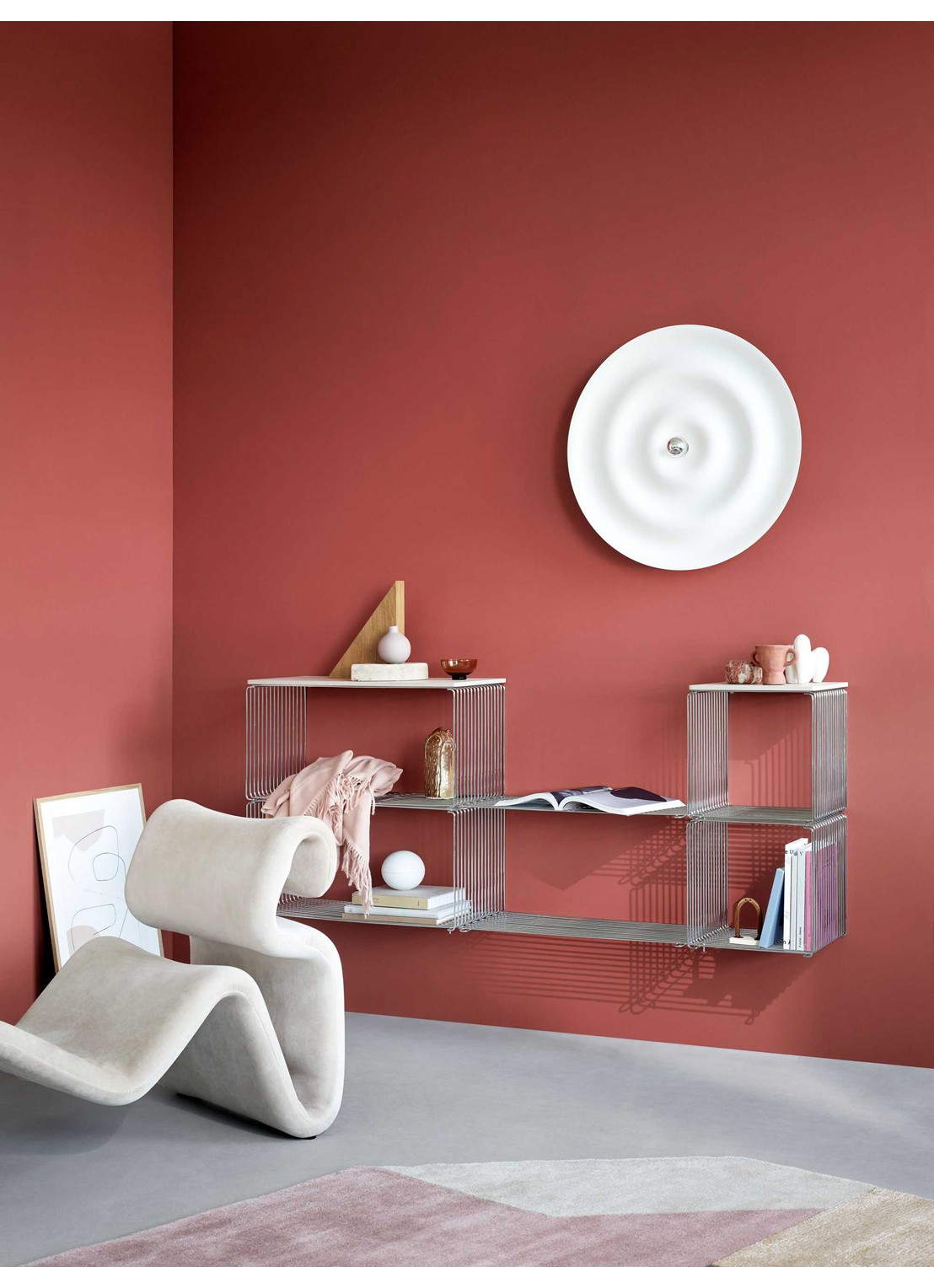 Montana Panton Wire wandkast 34,8 cm - detail 6 chroom
