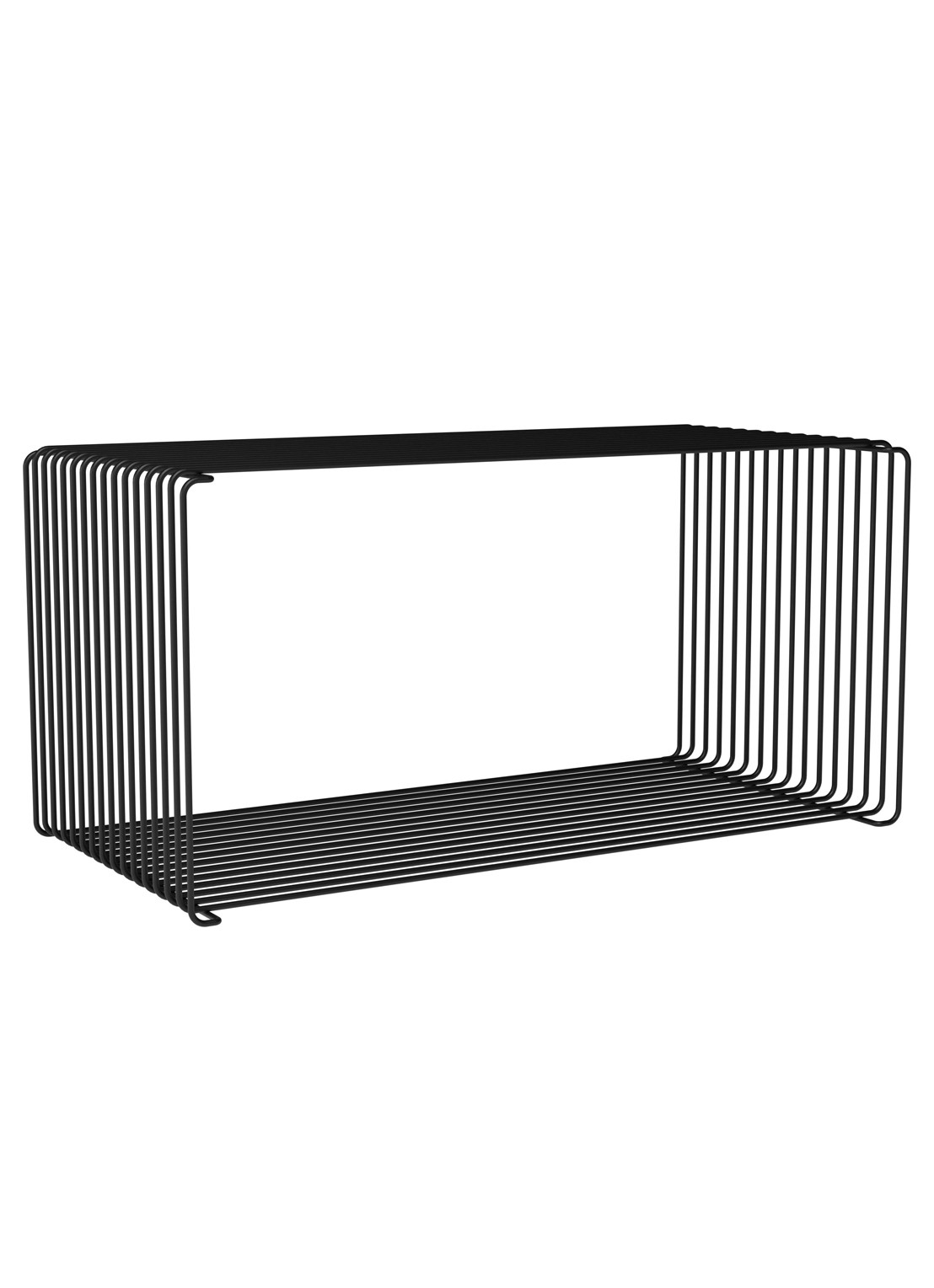Montana Panton Wire wandkast 34,8 cm - voorkant zwart