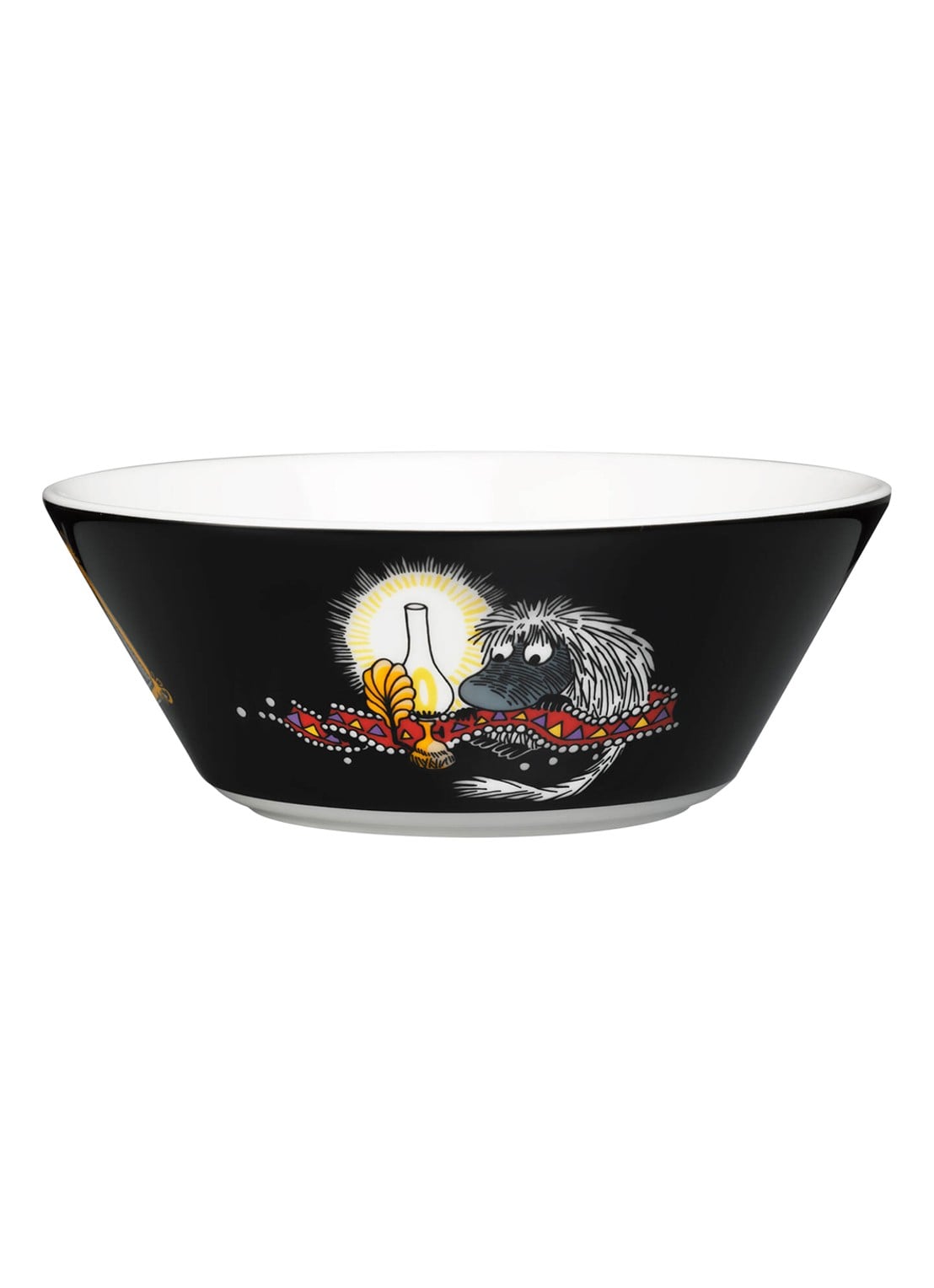 Moomin Arabia Ancestor Moomin kom 15 cm - voorkant zwart