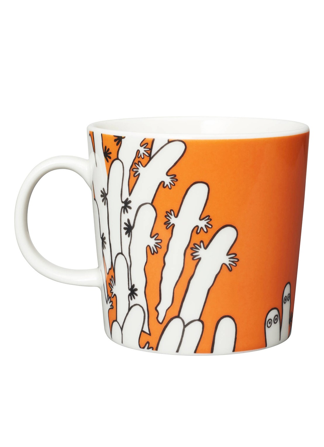 Moomin Arabia Hattifatteners Moomin kopje 30 cl - detail oranje