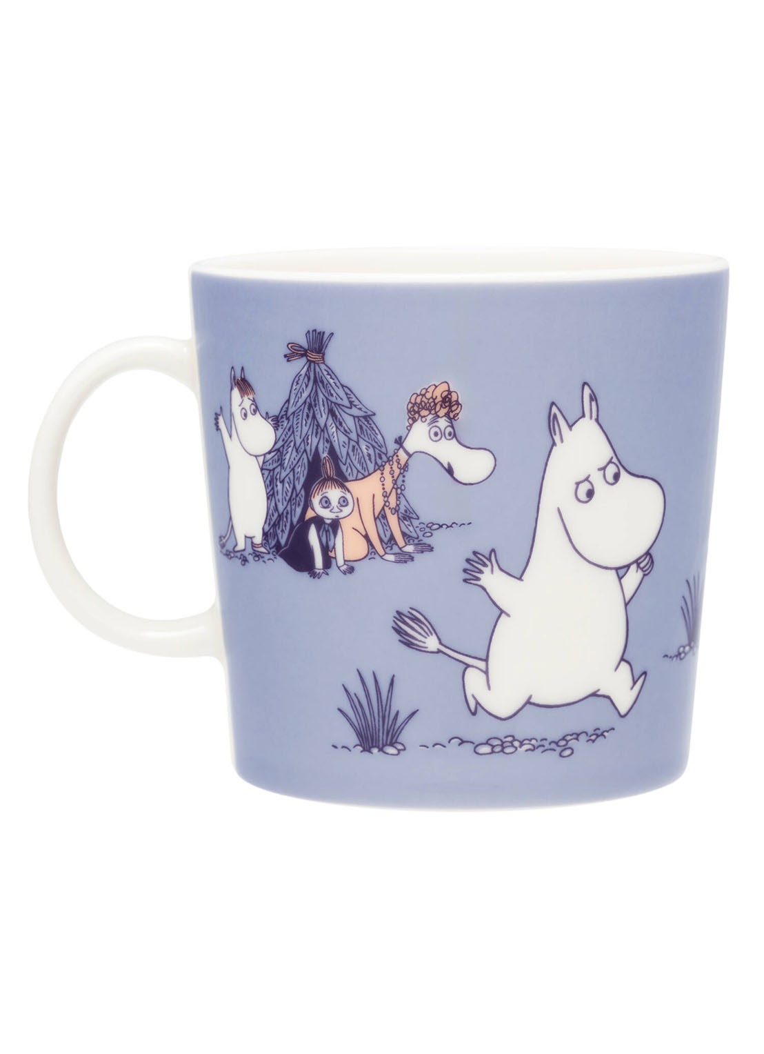 Moomin Arabia Moomin ABC B mok 40 cl - voorkant 2 lila
