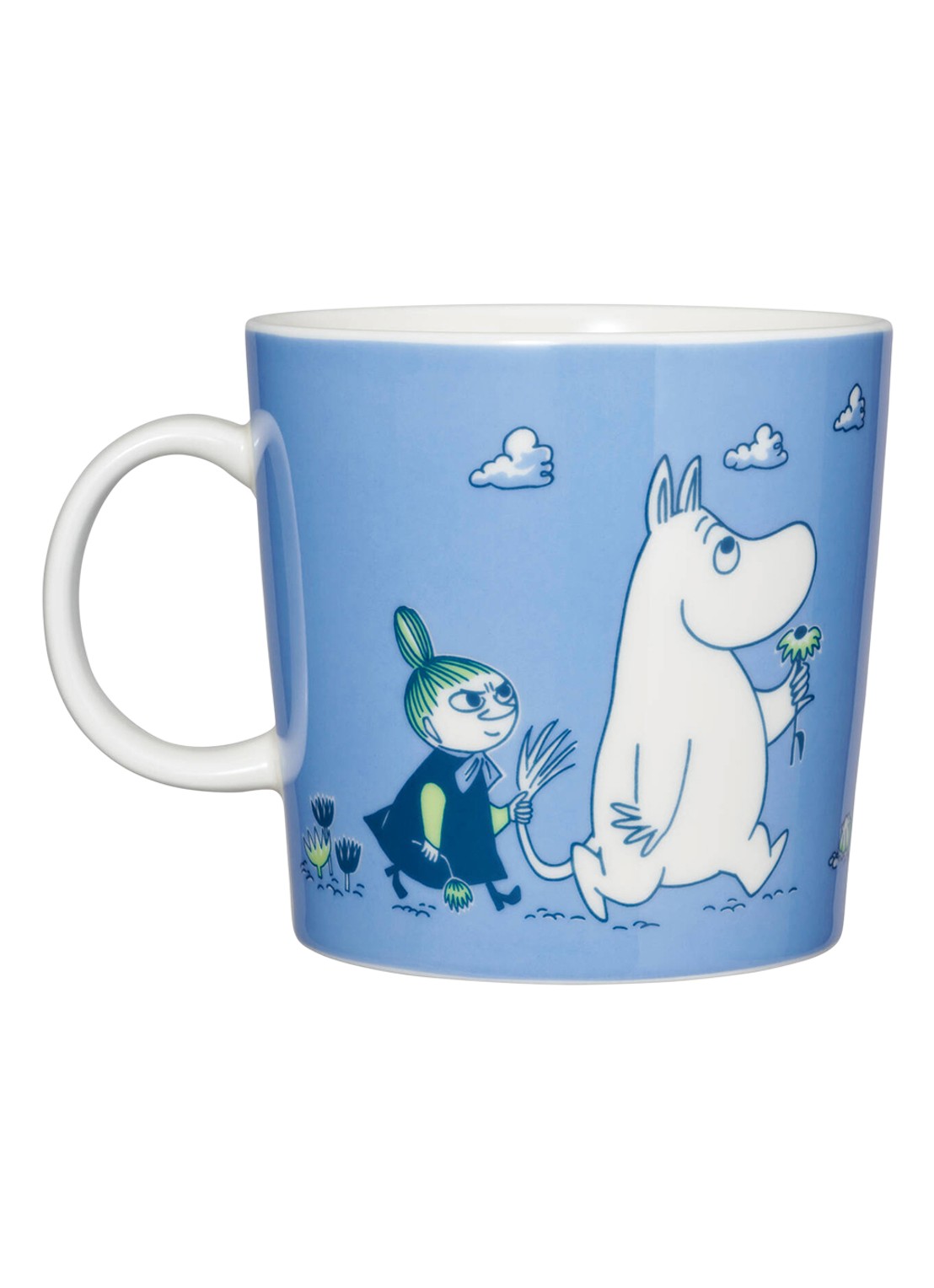 Moomin Arabia Moomin ABC D beker 40 cl - voorkant 2 blauw