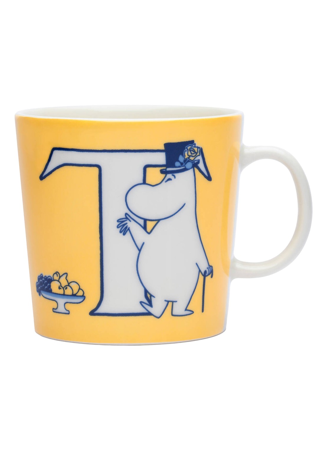 Moomin Arabia Moomin ABC T mok 40 cl - voorkant geel