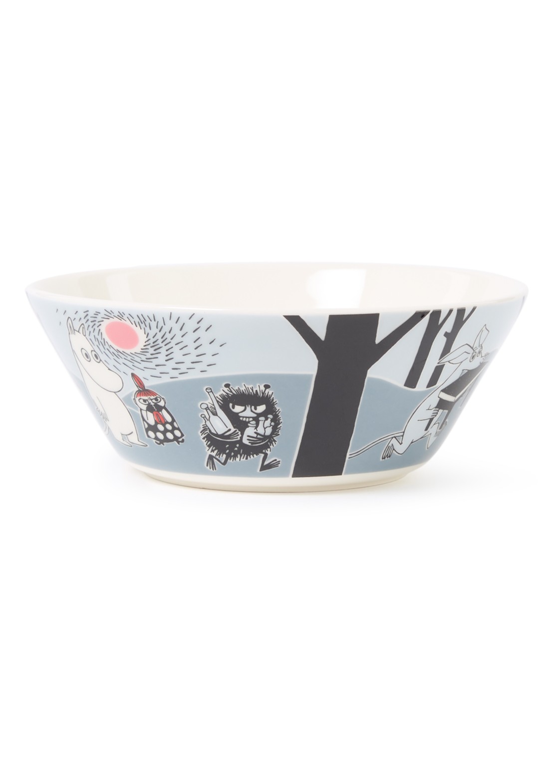 Moomin Arabia Moomin Adventure Moving kom 15 cm - voorkant grijs
