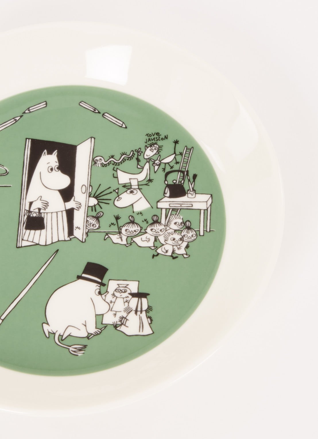 Moomin Arabia Moomin Collector's Plate 7/10 ontbijtbord 19 cm set van 2 - detail 3 multicolor