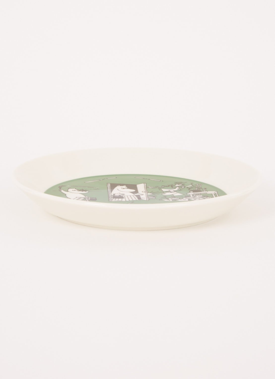Moomin Arabia Moomin Collector's Plate 7/10 ontbijtbord 19 cm set van 2 - voorkant 2 multicolor
