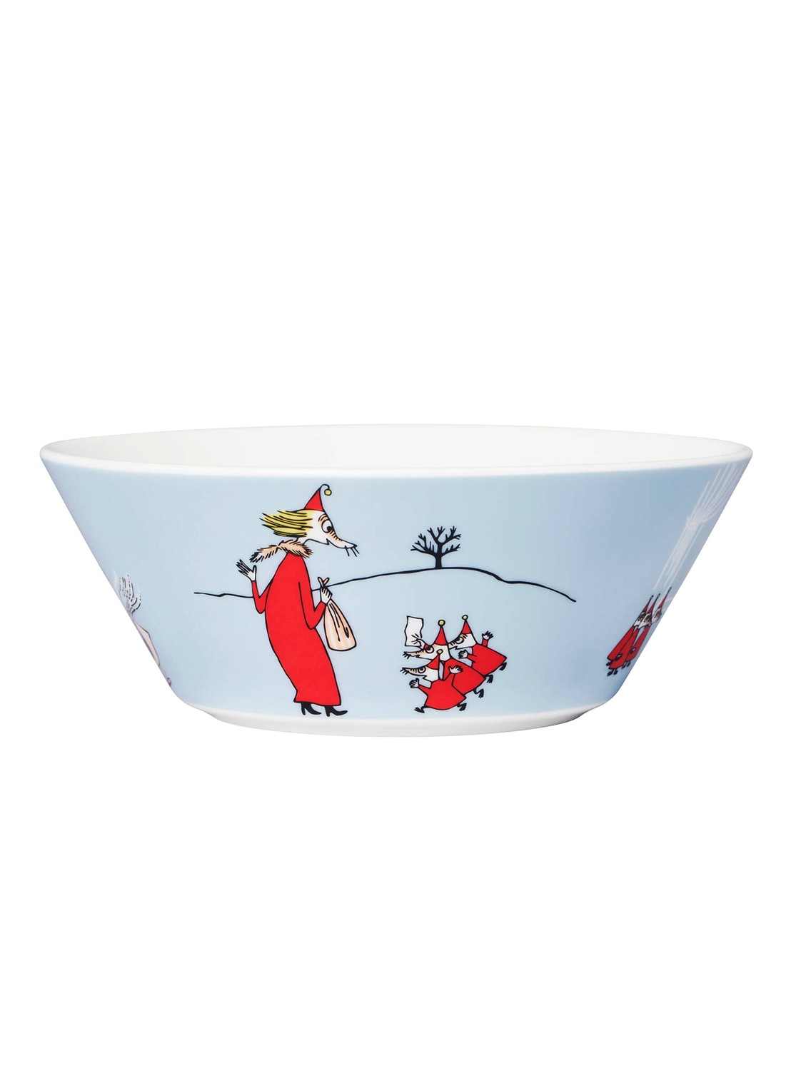 Moomin Arabia Moomin Fillyjonk kom 15 cm - voorkant blauwgrijs