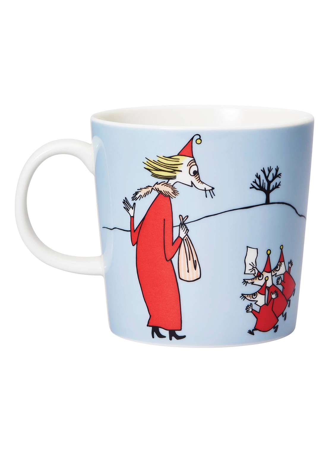 Moomin Arabia Moomin Fillyjonk kopje 30 cl - voorkant 2 blauwgrijs