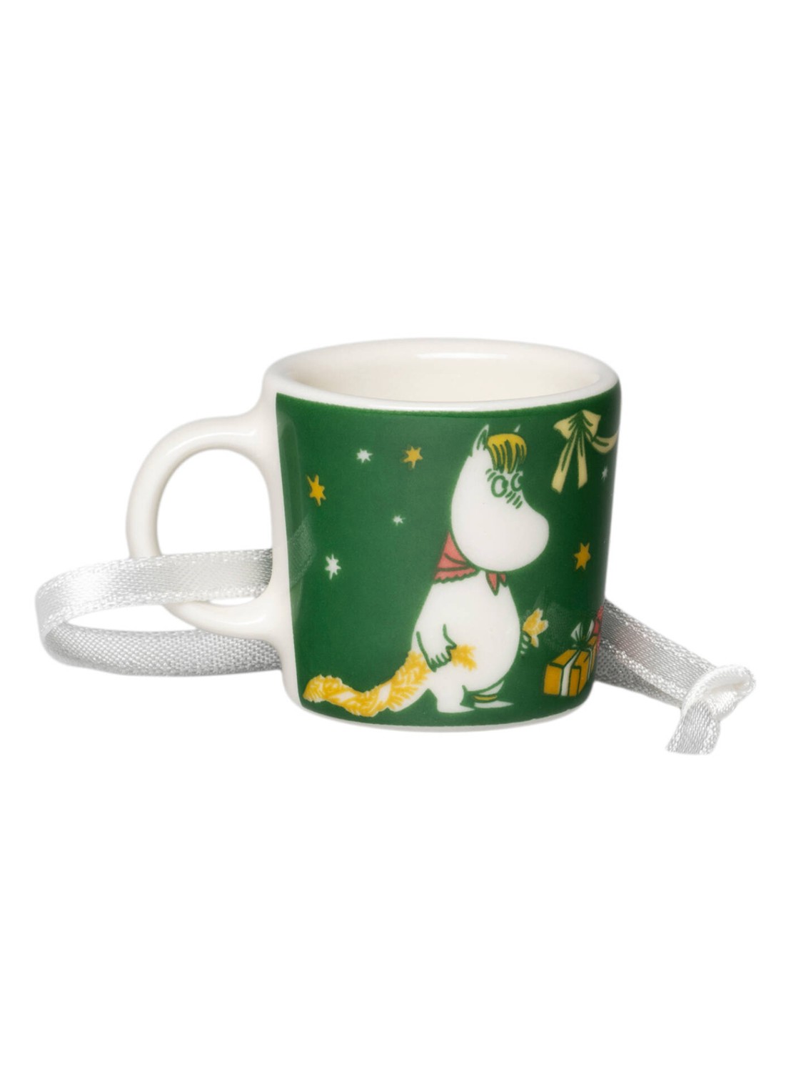 Moomin Arabia Moomin Gift of Love hanger 3,1 cm - voorkant 2 donkergroen