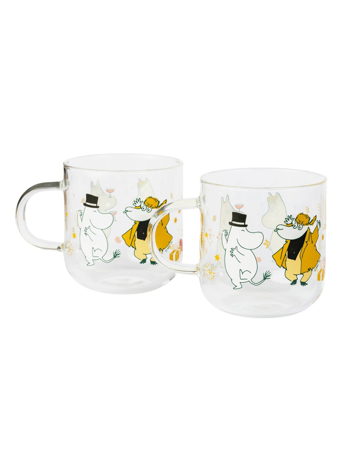 Moomin Arabia Moomin Gift of Love kopje 30 cl set van 2 - detail 4 gebroken wit