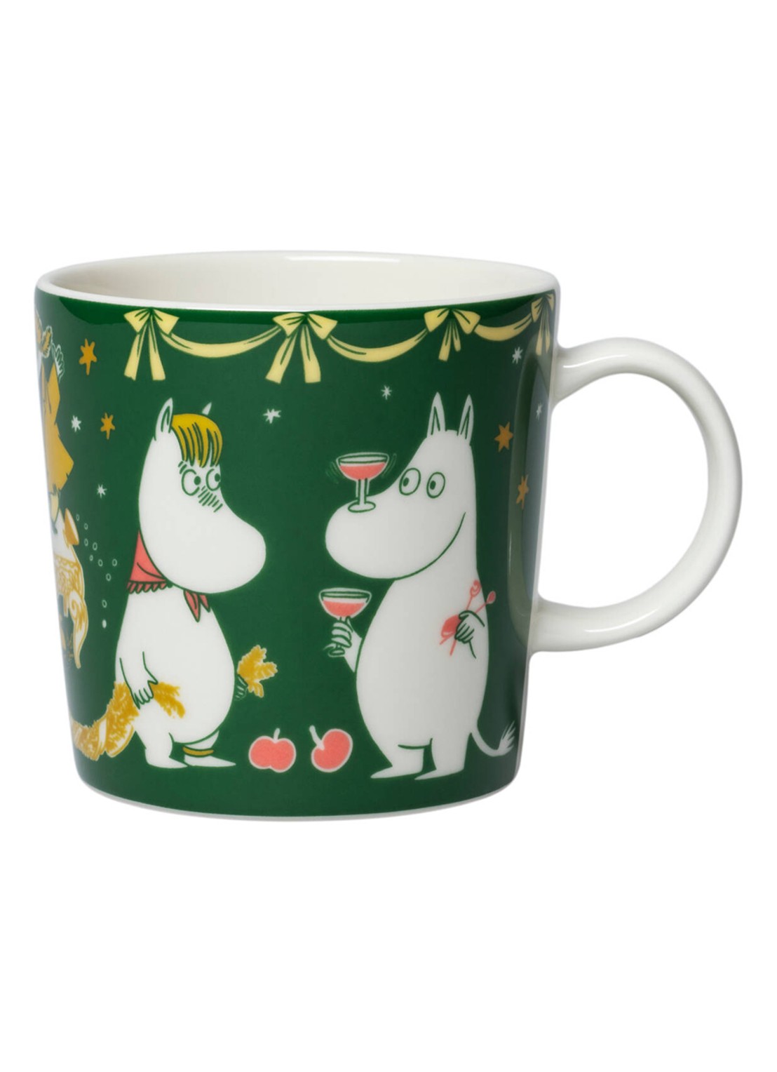 Moomin Arabia Moomin Gift of Love kopje 30 cl - voorkant 2 donkergroen