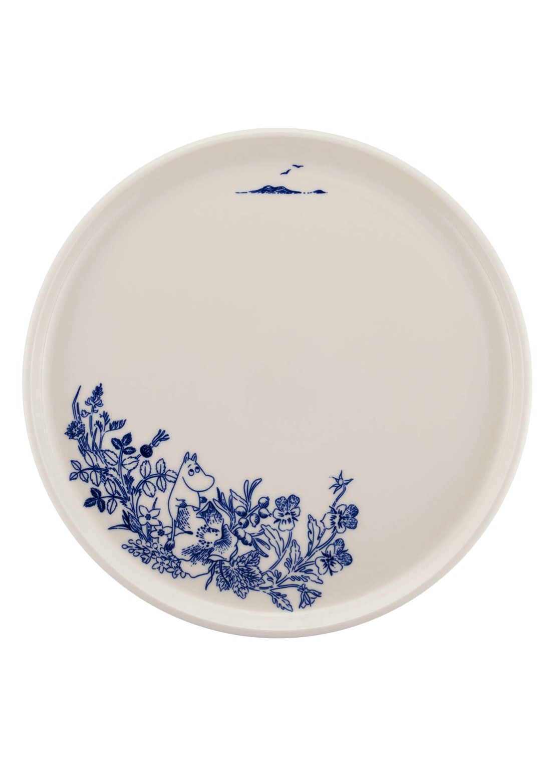 Moomin Arabia Moomin Haru dinerbord 25 cm - voorkant blauw