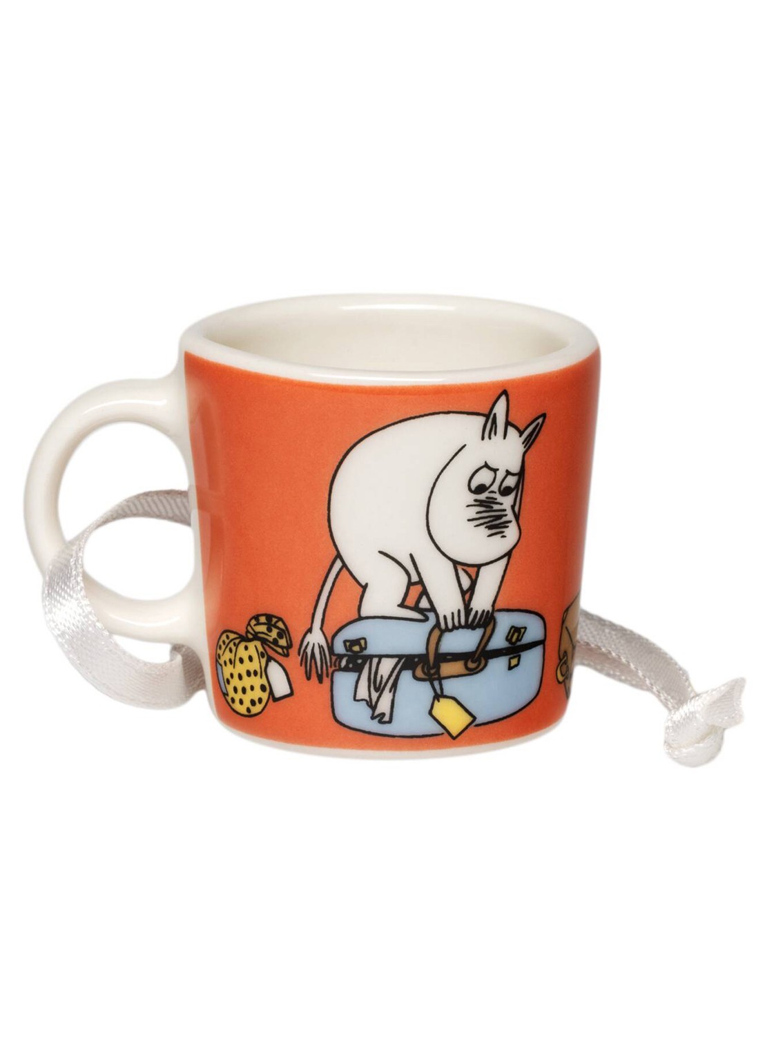 Moomin Arabia Moomin Holiday Rush kopje  - voorkant 2 oranje