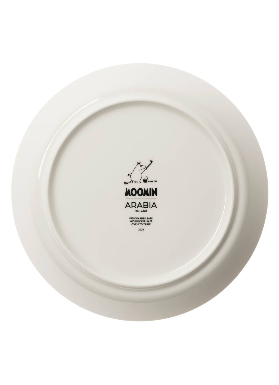 Moomin Arabia Moomin Holiday Rush ontbijtbord 19 cm - voorkant 2 oranje