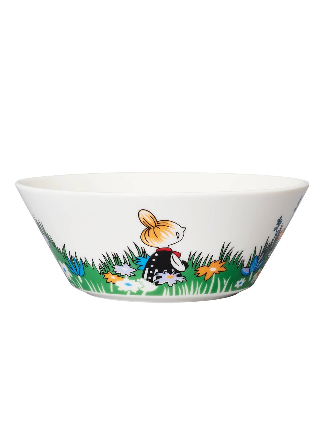 Moomin Arabia Moomin Little My and Meadow kom 15 cm - voorkant 2 wit