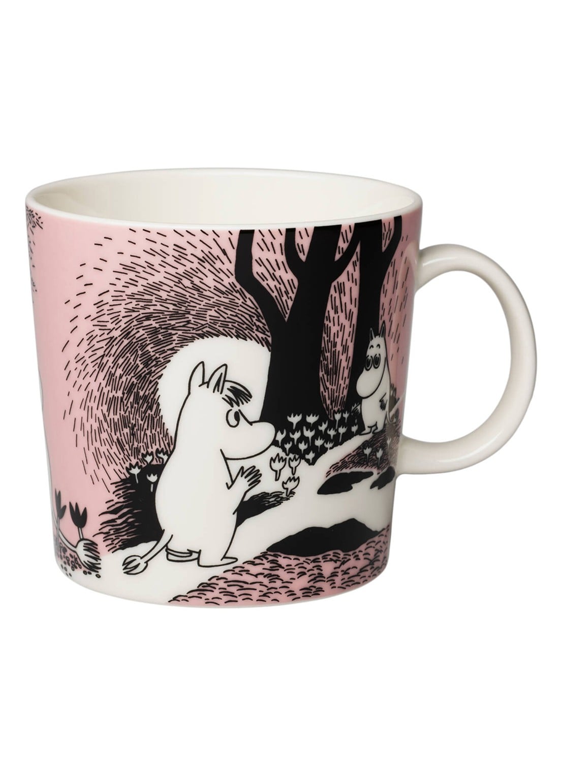 Moomin Arabia Moomin Love 30 mok 40 cl - voorkant lichtroze
