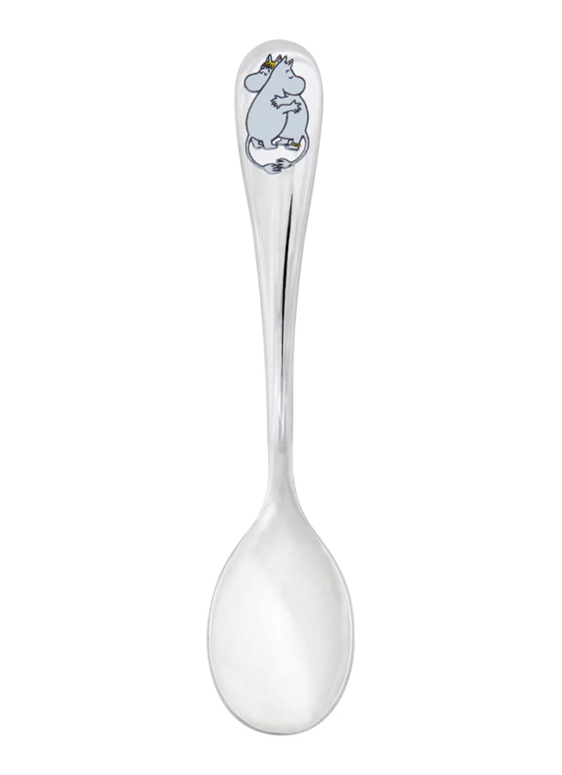 Moomin Arabia Moomin Love koffielepel - voorkant zilver