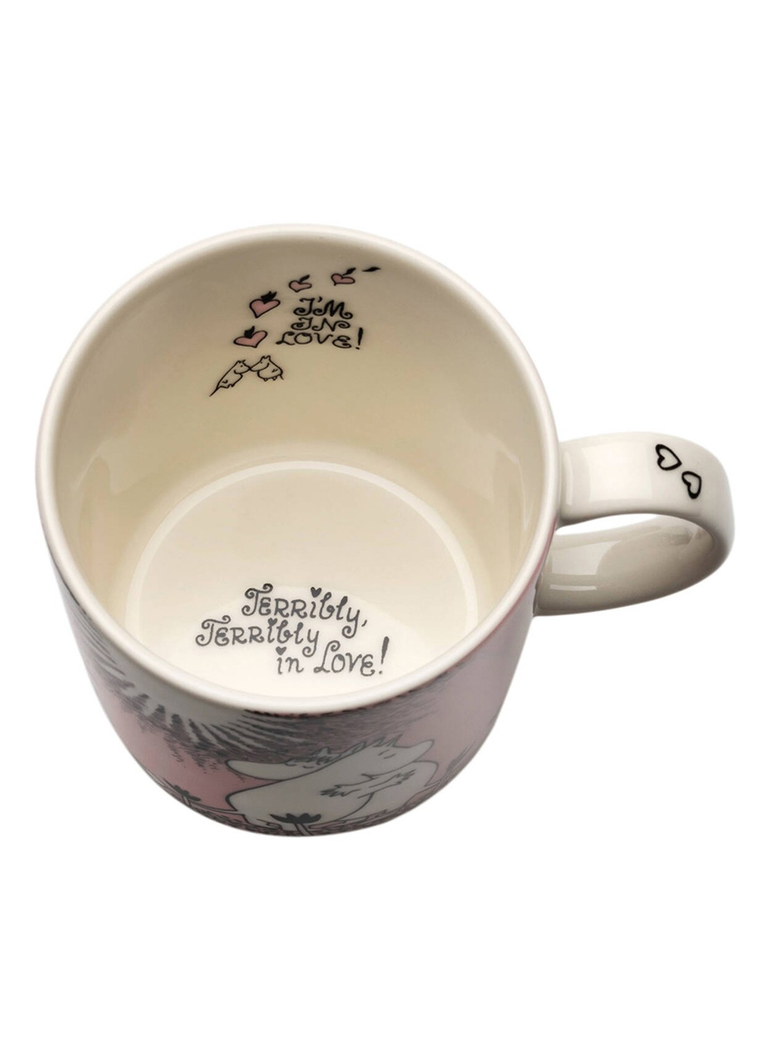 Moomin Arabia Moomin Love mok 30 cl - detail 4 roze